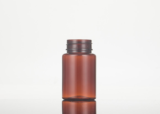 Medizin Brown Amber Pharmaceutical Pill Capsule Bottle mit Kinderbeweis-Kappe