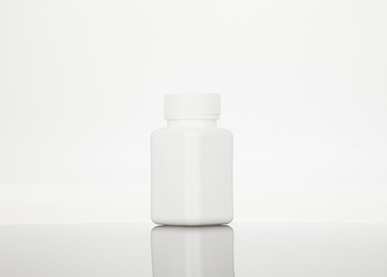 HDPE 100ml leere quadratische Plastikmedizin füllt nachfüllbares ab