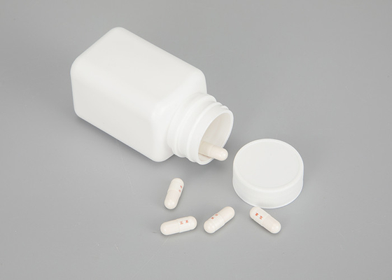 HDPE 100ml leere quadratische Plastikmedizin füllt nachfüllbares ab