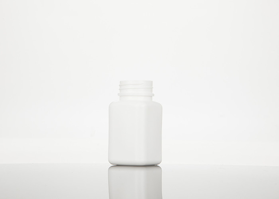 HDPE 100ml leere quadratische Plastikmedizin füllt nachfüllbares ab