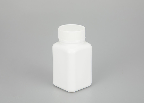 HDPE 100ml leere quadratische Plastikmedizin füllt nachfüllbares ab