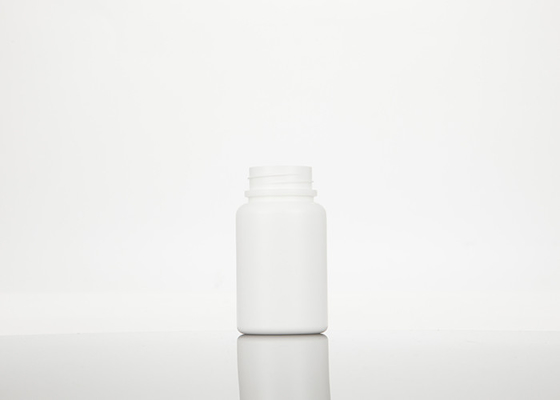 Weiße leere Plastikmedizin-Flaschen mit Überwurfmutter 30ml 60ml 100ml