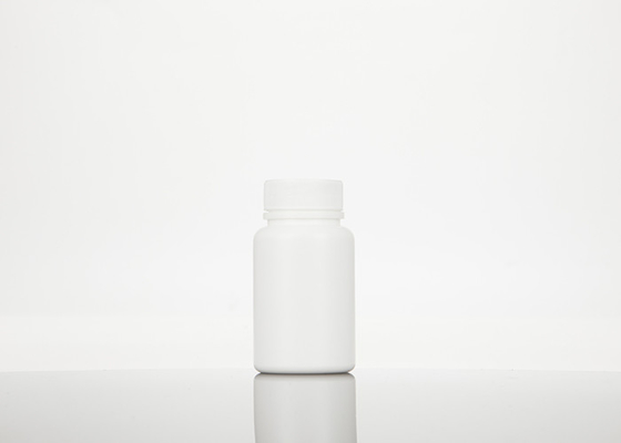 Weiße leere Plastikmedizin-Flaschen mit Überwurfmutter 30ml 60ml 100ml