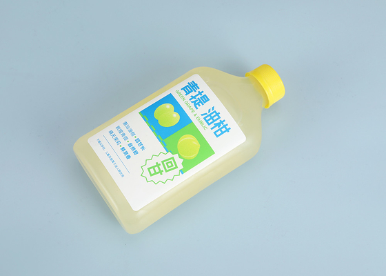Milch-Tee füllt 250ml 350ml 300ml 500ml Plastik-Juice Bottles mit Überwurfmutter ab