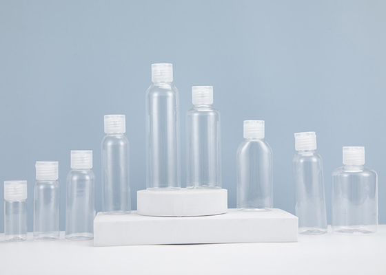 leeres Plastik-HAUSTIER 1oz 2oz 3oz 4oz transparenter Flaschen-Behälter mit Flip Cap