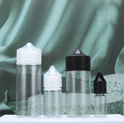 30 ml 60 ml Vape Flüssigflasche PET-Material Kindersicherung Verschluss BPA-frei