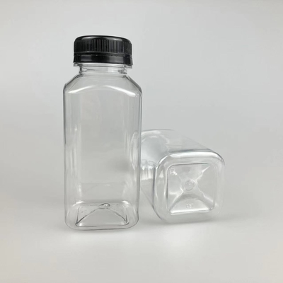 Maßgeschneiderte leere Plastiksaftflaschen 250 ml 2oz