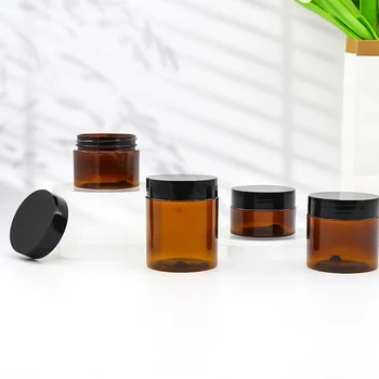 Zusammengestellte 80 ml Plastik-Kosmetik-Glasbehälter für Make-up- und Hautpflegeprodukte