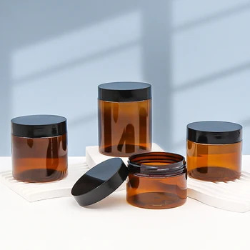 Zusammengestellte 80 ml Plastik-Kosmetik-Glasbehälter für Make-up- und Hautpflegeprodukte