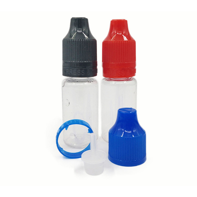 10 ml/0.34 oz Pressen PET Plastik Tropffflaschen