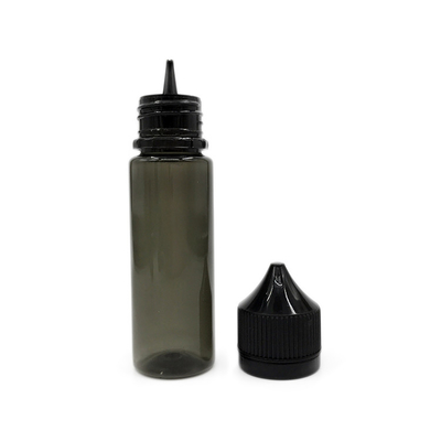 Tropffflasche (transparent blau) wiederverwendbar, kindersichere Kappe, leicht tropfbarer Applikator Tropffflaschen mit D-Squeeze