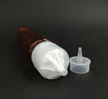 Tropffflasche (transparent schwarz) wiederverwendbar, kindersichere Abdeckung, leicht tropfbarer Applikator Tropffflaschen mit Squeeze