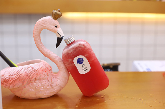 0.5kg Kapazität Blase Teetrinkflasche Modernes Design Hochleistungsdeckel