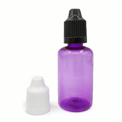 30 ml Plastik-Tropffflaschen Druckflaschen für Augenflüssigkeit mit undichtem Deckel