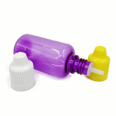 30 ml Plastik-Tropffflaschen Druckflaschen für Augenflüssigkeit mit undichtem Deckel