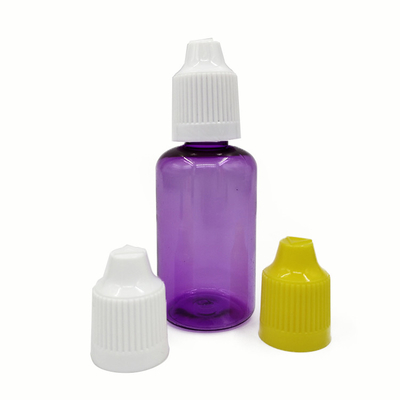 30 ml Plastik-Tropffflaschen Druckflaschen für Augenflüssigkeit mit undichtem Deckel