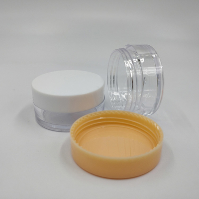 Glatte Oberfläche Kunststoff-Kosmetikglas 10ml 15ml 30ml 60ml 80ml 100ml 120ml 150ml Kleines