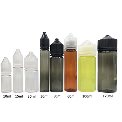 60 ml E Flüssigflasche PET Oberfläche Handhabung mit Bildschirmdruck