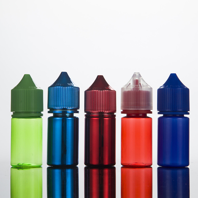 100 ml PET E Flüssigflasche mit individueller Druckfarbe