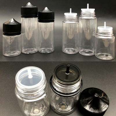Siebdruck E Flüssigflasche 10 ml 15 ml 30 ml 60 ml 80 ml 100 ml PET