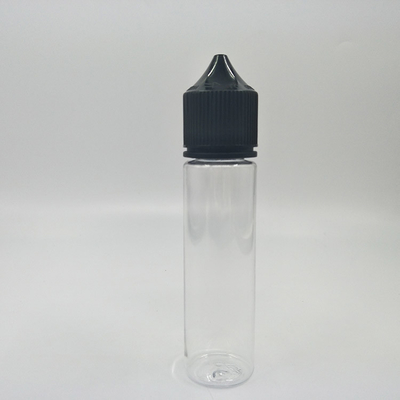Bildschirmdruck E Flüssigkeitsflasche mit kindsicheren Hals für Dampfsäfte