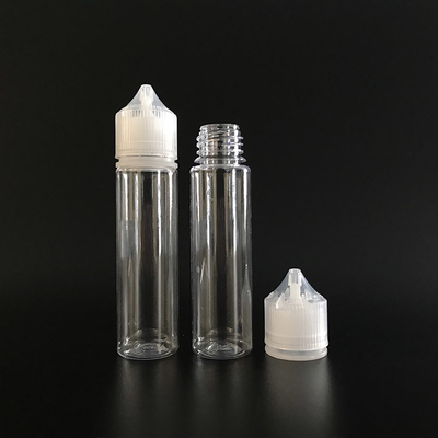 Bildschirmdruck E Flüssigkeitsflasche mit kindsicheren Hals für Dampfsäfte
