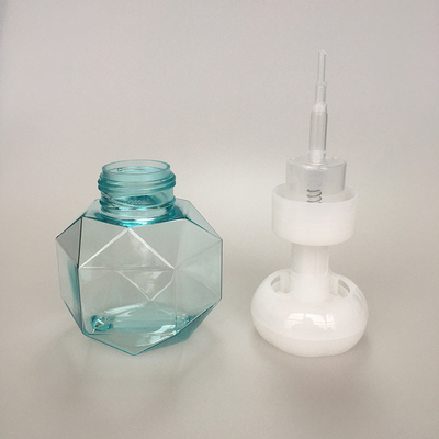 Flasche aus PP-Schaumpumpe mit benutzerdefiniertem Heißstempellogo und Bildschirmdruck