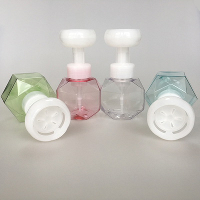 Flasche aus PP-Schaumpumpe mit benutzerdefiniertem Heißstempellogo und Bildschirmdruck