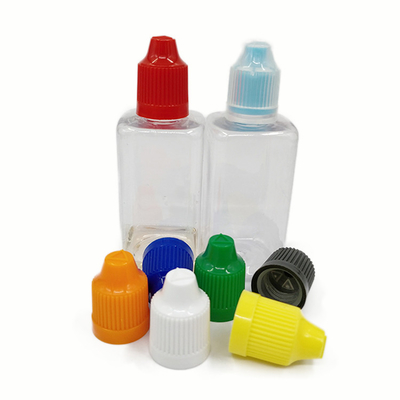 50 ml Plastikflaschen PET-Material Quadratflaschen