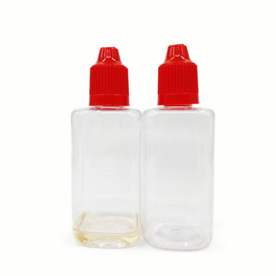 50 ml Plastikflaschen PET-Material Quadratflaschen