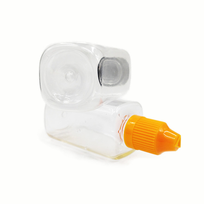 50 ml Plastikflaschen PET-Material Quadratflaschen
