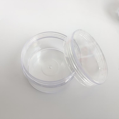 Glatte Oberfläche Plastik-Kosmetik-Glas mit individuellem Logo und Druckempfindlicher Dichtung