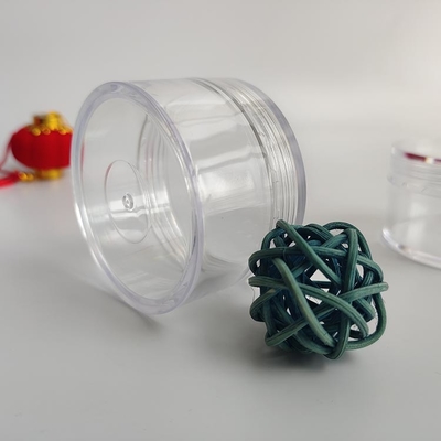 Glatte Oberfläche Plastik-Kosmetik-Glas mit individuellem Logo und Druckempfindlicher Dichtung