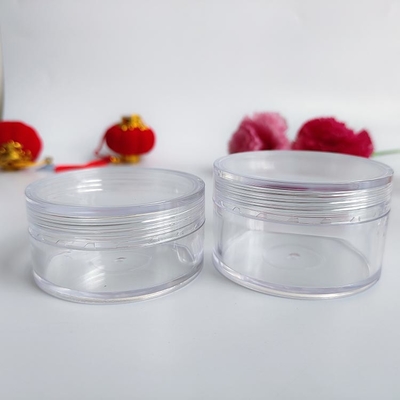 Glatte Oberfläche Plastik-Kosmetik-Glas mit individuellem Logo und Druckempfindlicher Dichtung