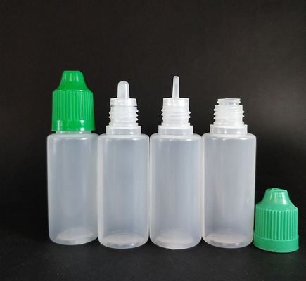 Flüssigkeitsverteilende Plastik-Tropffflaschen mit glatter Oberfläche