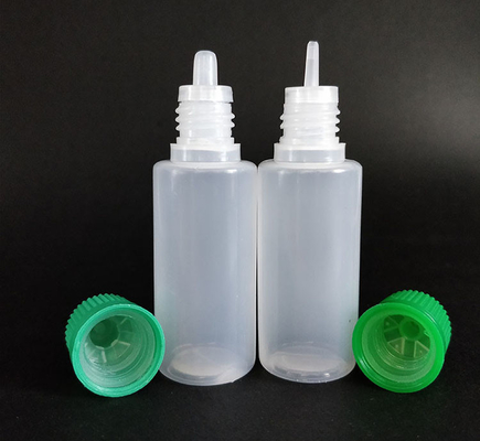 Flüssigkeitsverteilende Plastik-Tropffflaschen mit glatter Oberfläche