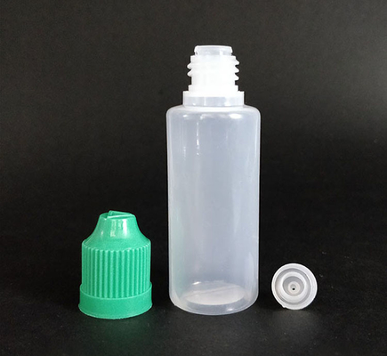 Anpassen von Plastik-Tropffflaschen in durchsichtigem Schwarz mit Schraubkappe