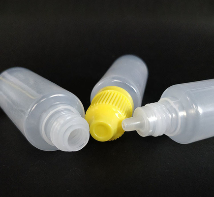 Anpassen von Plastik-Tropffflaschen in durchsichtigem Schwarz mit Schraubkappe