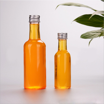Custom 60Ml 120Ml 500Ml 750Ml 1000Ml Durchsichtige runde leere Flasche mit C