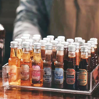 Kleine Flaschen 50 ml Kleine leere Flaschen aus Kunststoff Weinflaschen aus Kunststoff Flaschen aus Alkohol