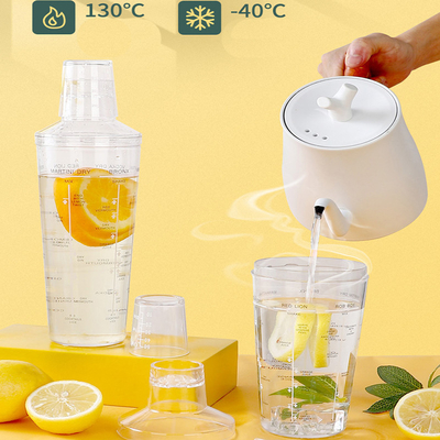 Klare Quadrat-Anpassungs-Milch-Tee-Flaschen für die Teebranche Expansion