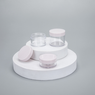 Individuelles Logo Plastik-Kosmetikglas mit glatter Oberfläche und individuellem Druck