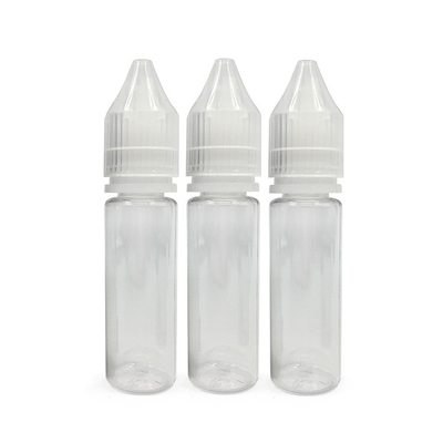 15 ml PET-Plastikflaschen für ätherische Ölsäfte mit Flaschenversiegelung