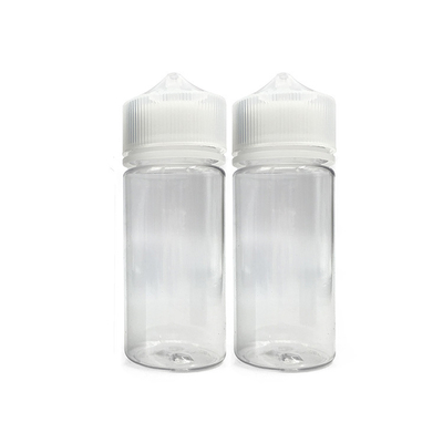 120 ml klare Flasche mit Öltropffflasche mit schwarz/weißem Tropffflasche, der nicht verfälscht werden kann