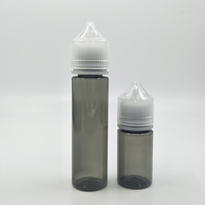 Kleine Flaschen mit einer Kapazität von 100 ml für Flüssigkeiten PET-Material