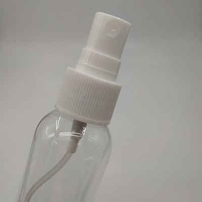 Großhandel 1 Oz 2 Oz 30 Ml 50 Ml 150 Ml Leere Transparente klare Boston Rund Sprühpumpe Kunststoff Pet Flaschen für Alkohol
