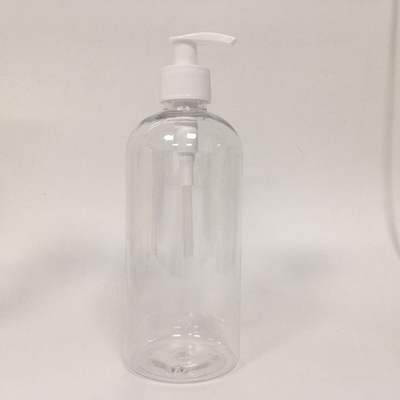 Nachfüllbare 16oz leere Amber 500ml Plastik PET Lotion Flasche mit Pumpe für Shampoo
