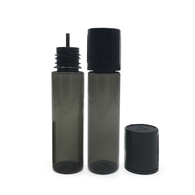 10 ml Flachdeckel Plastikflasche Durchsichtig schwarz Farbe