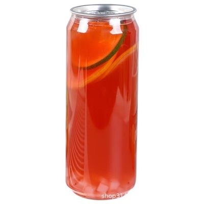 Durchsichtige Milchteeflaschen mit Schraubdeckel 120 ml 250 ml 350 ml 500 ml Kapazität
