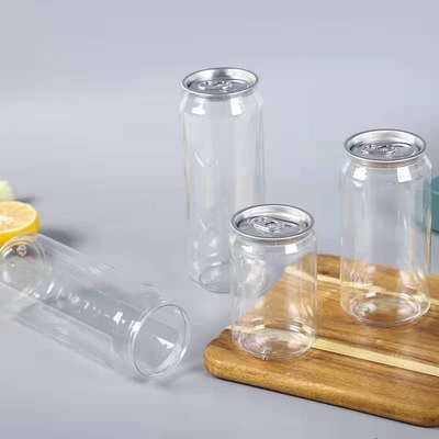 Durchsichtige Milchteeflaschen mit Schraubdeckel 120 ml 250 ml 350 ml 500 ml Kapazität